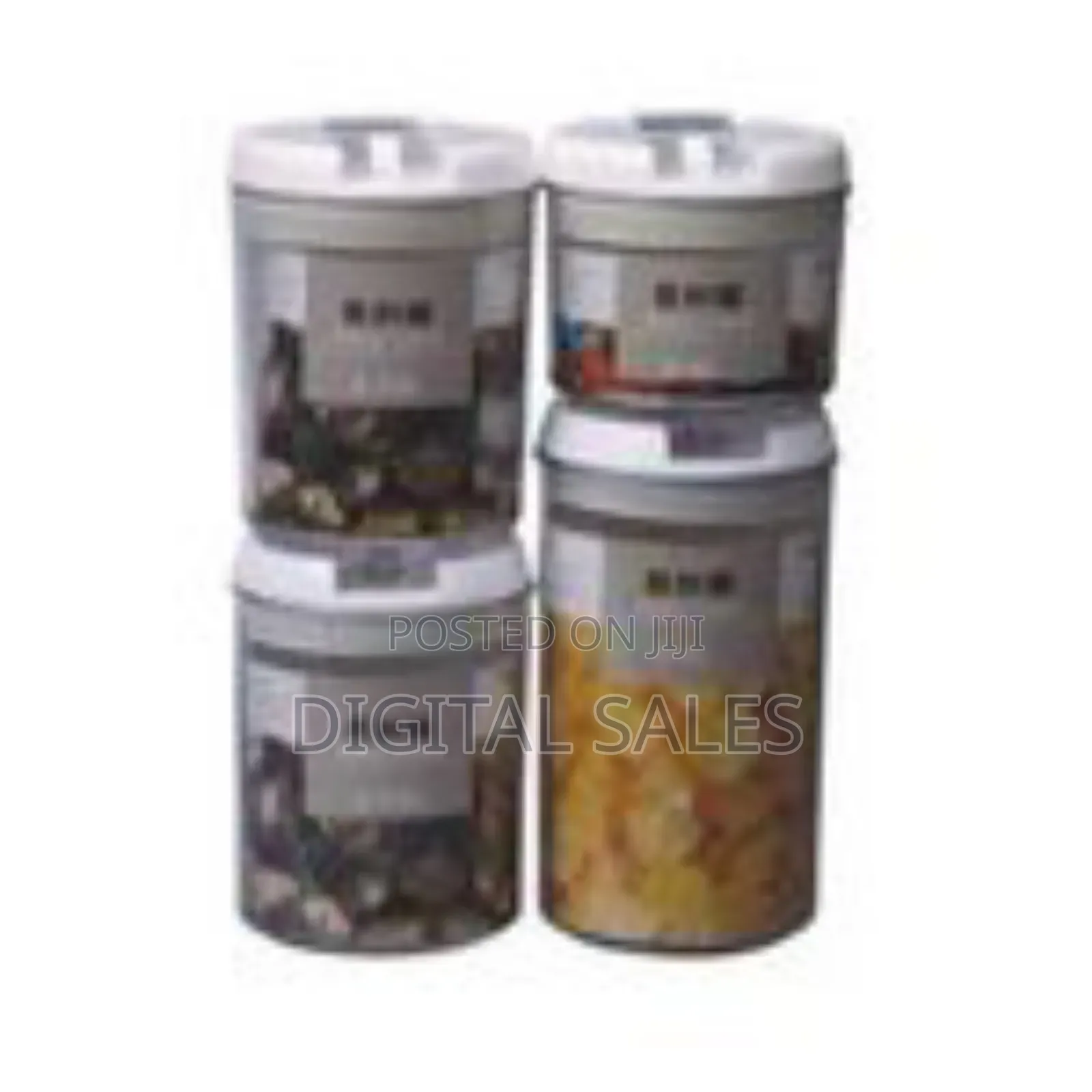 Airtight Kitchen Storage Containers 4pc Plastic