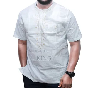 Trim Linen African Wear Shirt