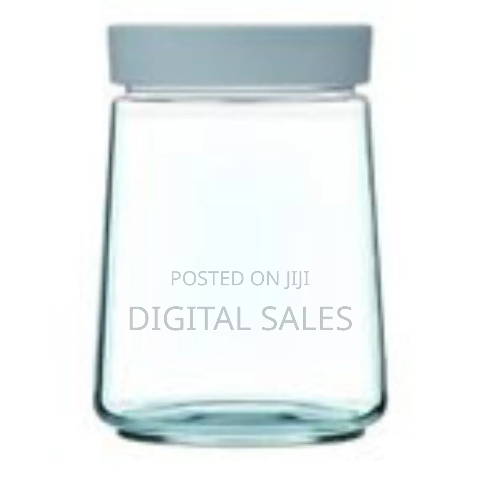 Luminarc 1 Litre Glass Food Jar Tin Swing Storage Container