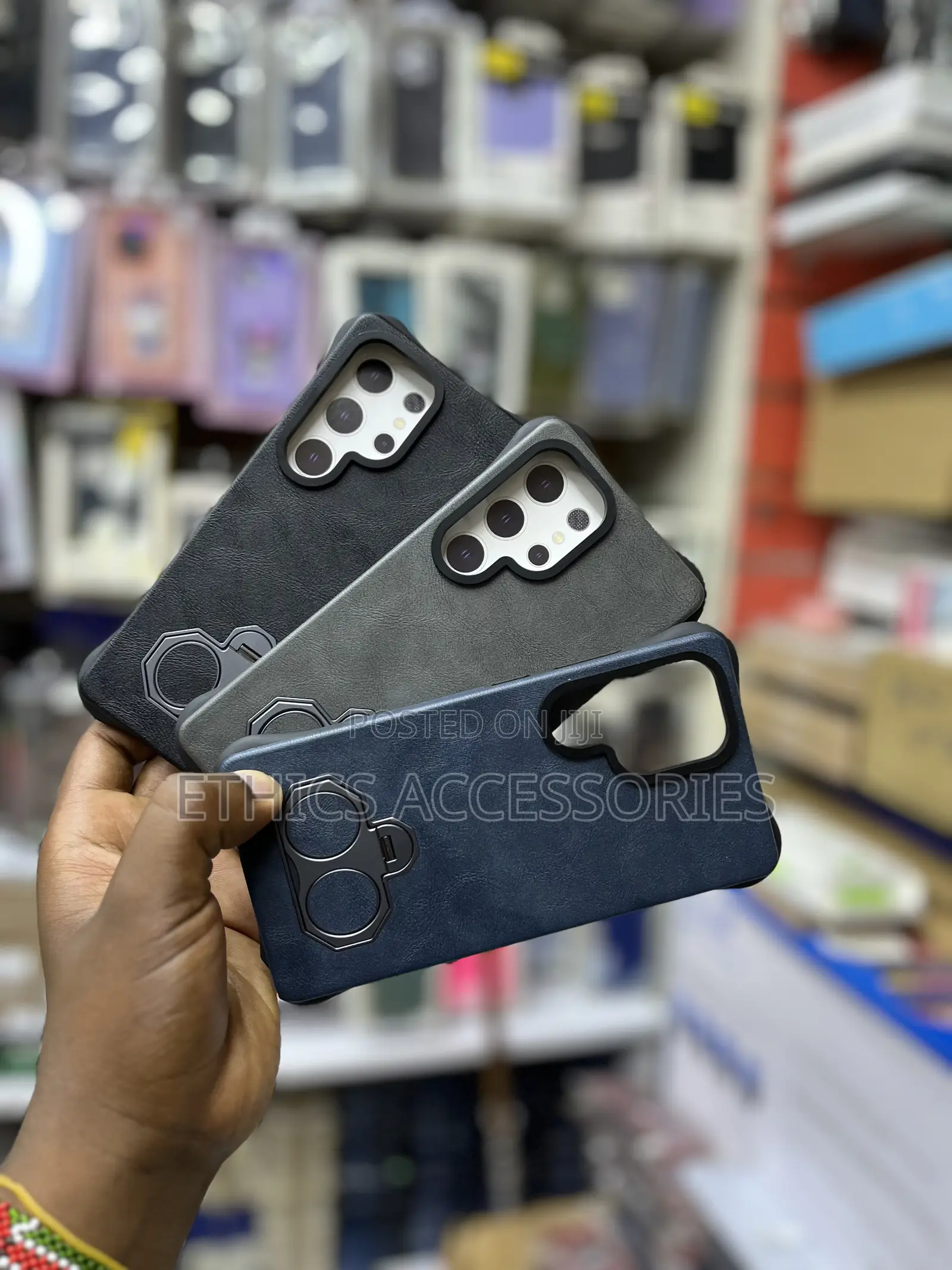 Luxury Leather Phone Case for iPhones and Samsung