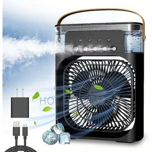Portable Humidifier/ Water Cooling Fan - Multicolor