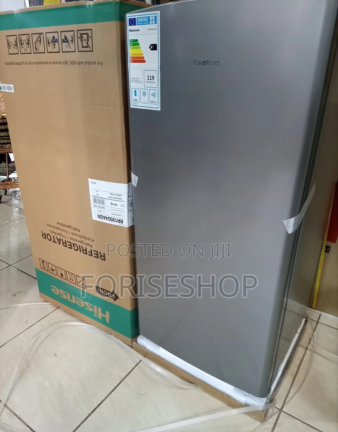 Hisense 195 Litres Single Door Fridge