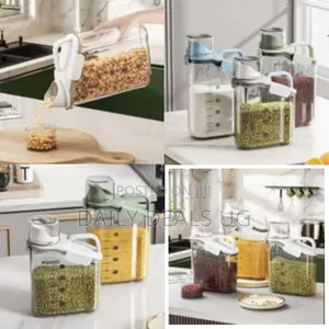 3 Pieces of 2500ml, 1800ml, 1500ml Cereal Containers Storage