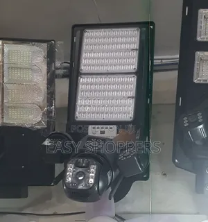 Solar-powered Street Light With Tripple Lens Security Camera