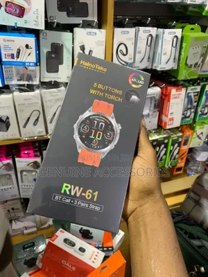Haino Teko Rw 61 Round Smart Watch With 3 Pair Strap