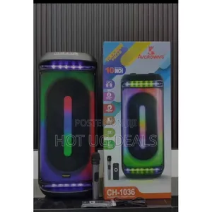 Avcrowns Ch-1036 Rechargeable Speaker System With Wireless Microphone