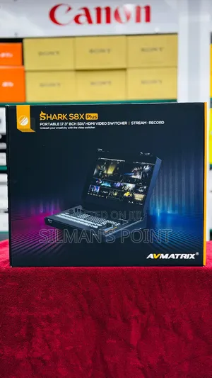 Avmatrix Shark S8x Plus Portable 17.3" 7 Ch Video Switcher