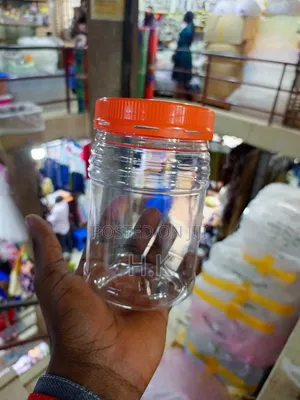 Clear Plastic Jar 12pcs