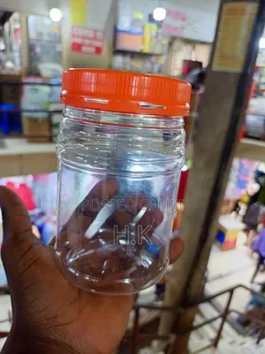 Clear Plastic Jar 12pcs