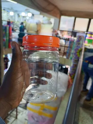 Clear Plastic Jar 12pcs