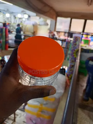 Clear Plastic Jar 12pcs
