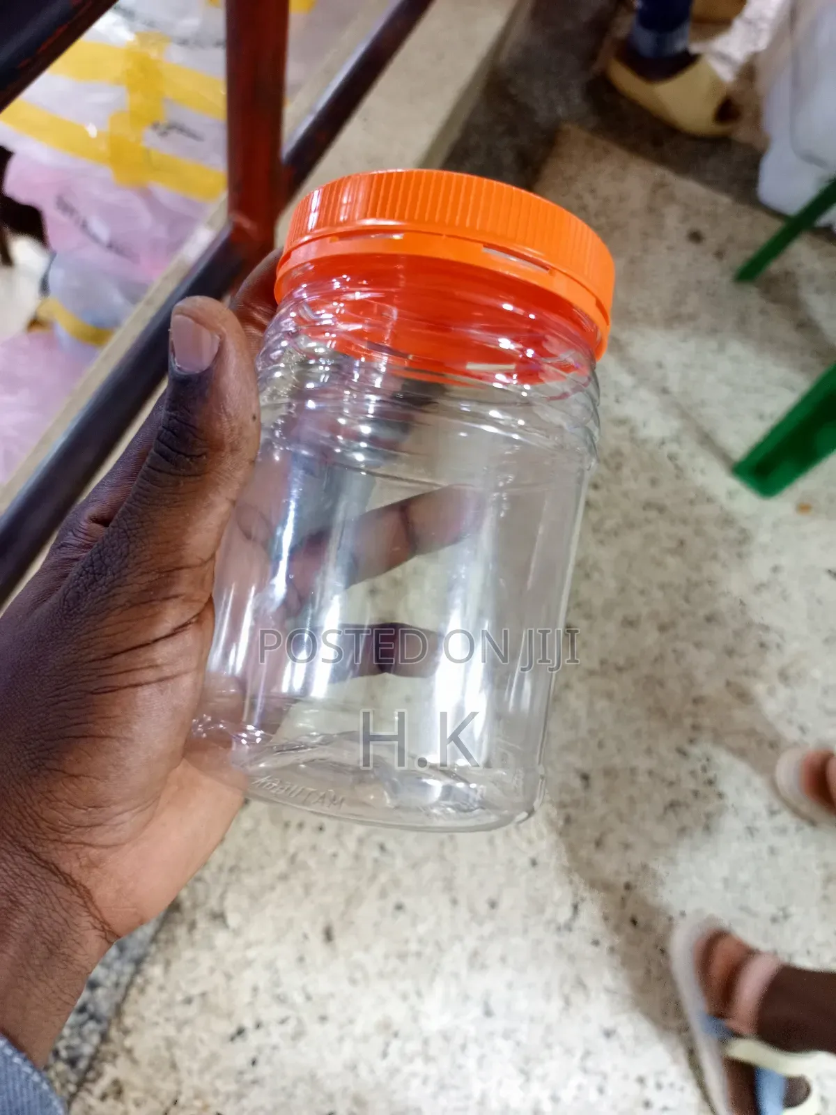 Clear Plastic Jar 12pcs