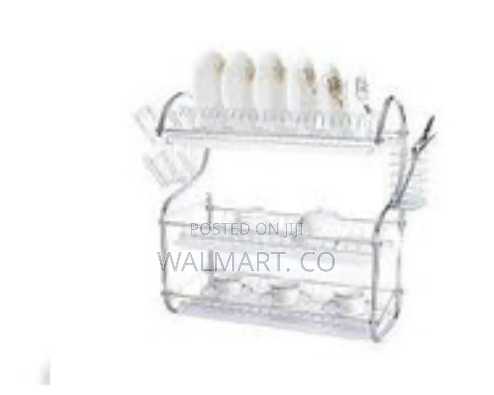 3 Tier Stainless Steel Dish Drying Rack-Silver