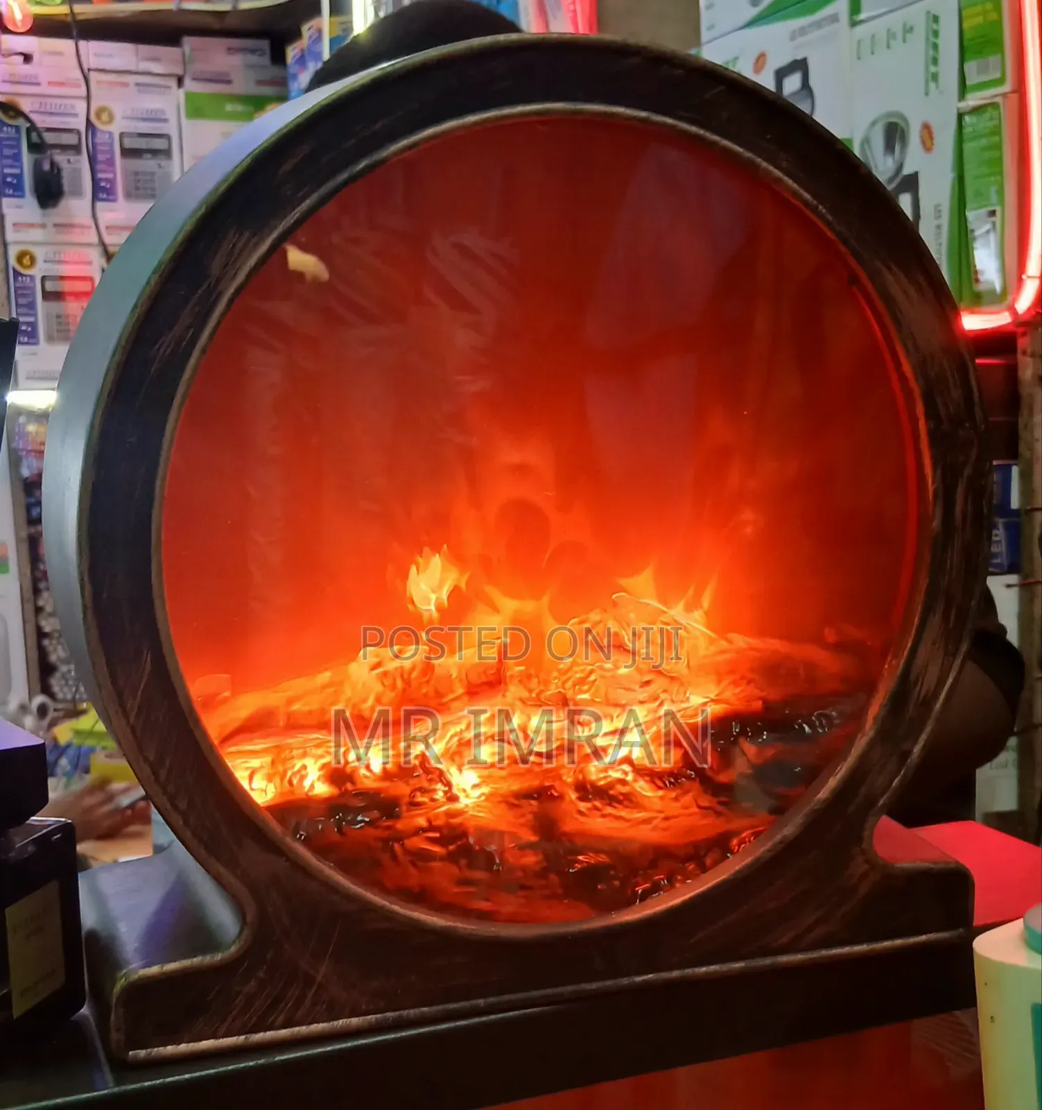 Electric Led Fireplace Lantern.