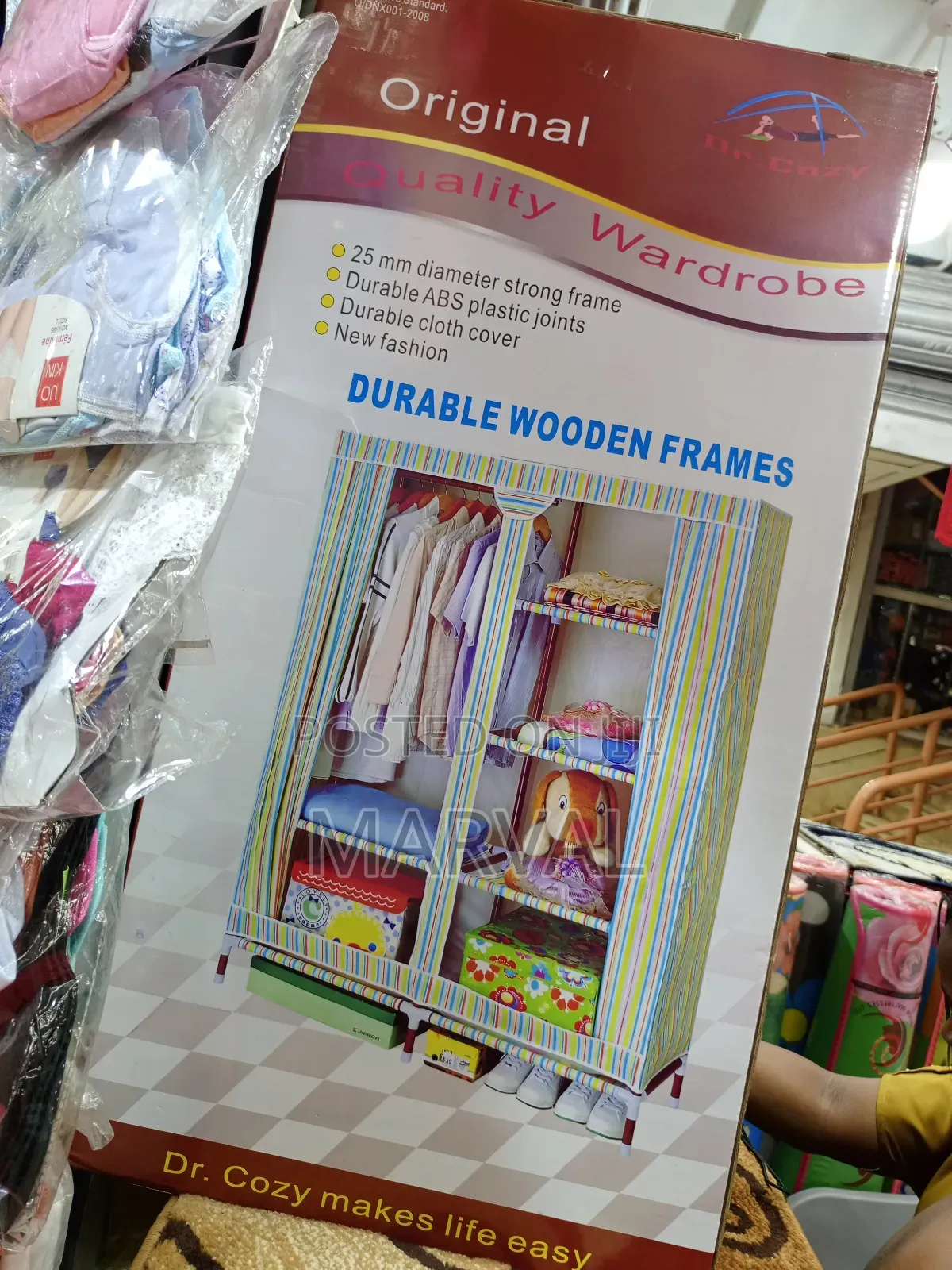 Wooden Frame Wardrobe