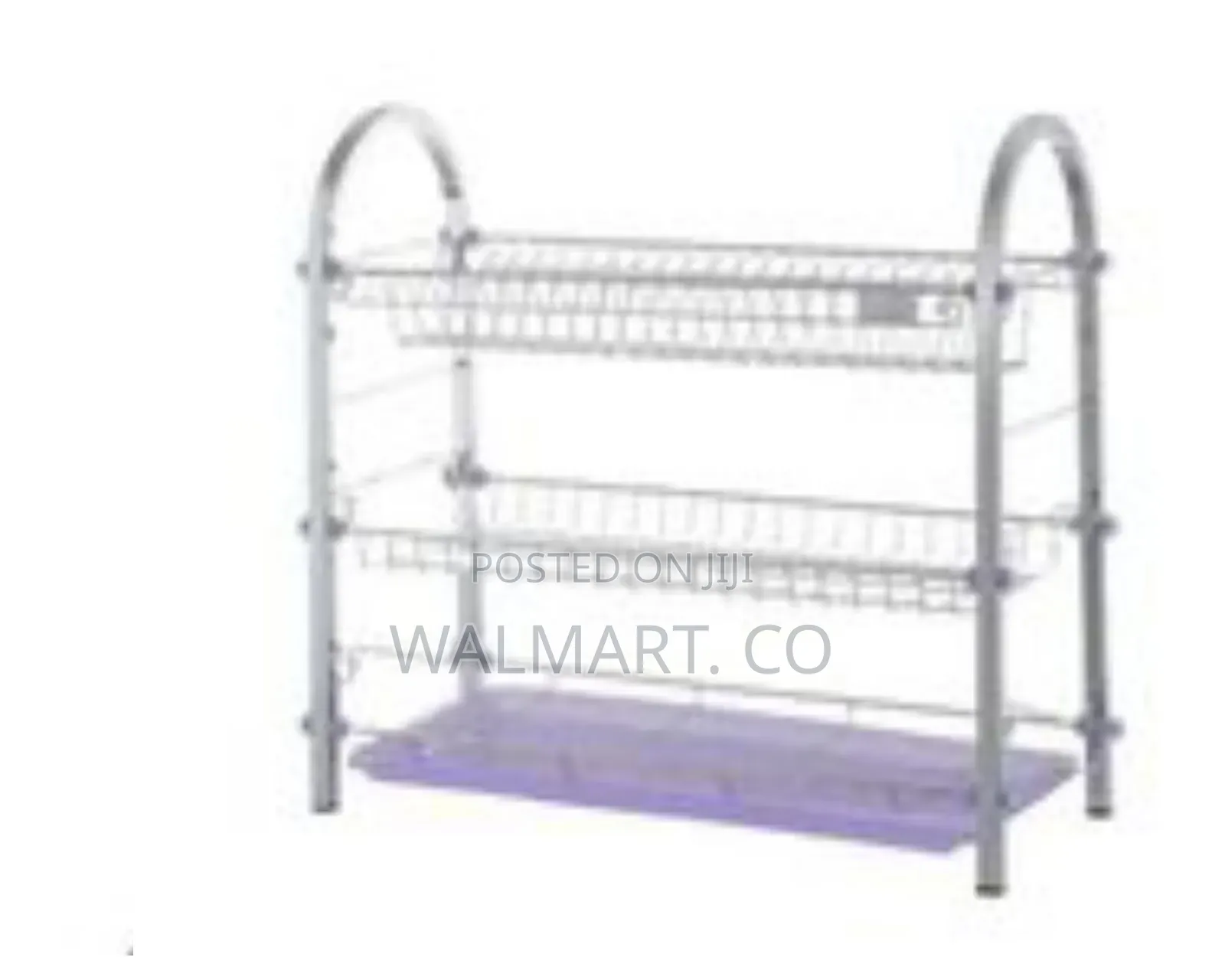 3 Tier Chrome Plated Dish Drying Rack