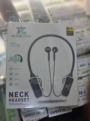 Bluetooth Neckband Earphones, 40 Hours Playtime, Led Display, Tf Card