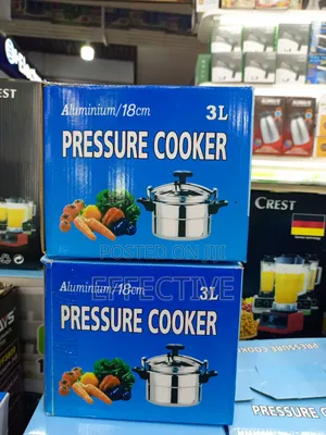 Aluminium Pressure Cooker With a Capacity of 3l and Diameter of 18 Cm