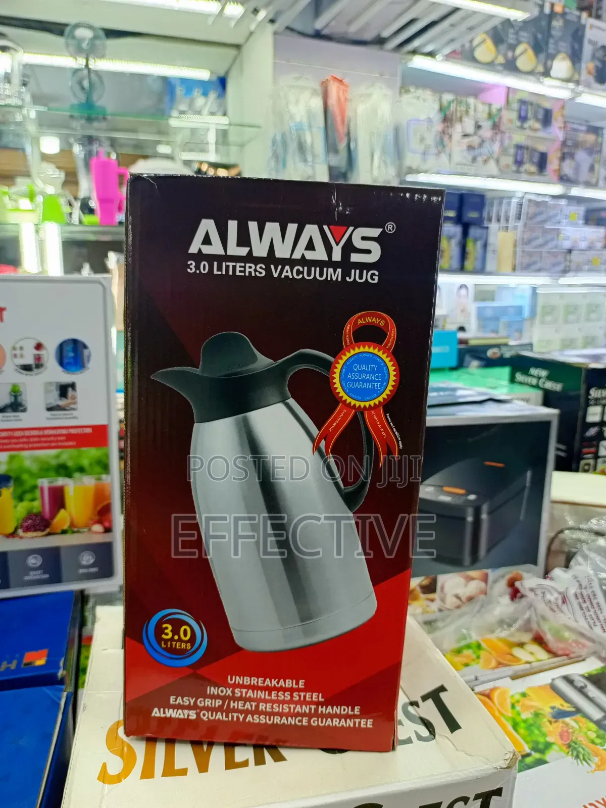 Always 3.0 Liters Vacuum Jug.