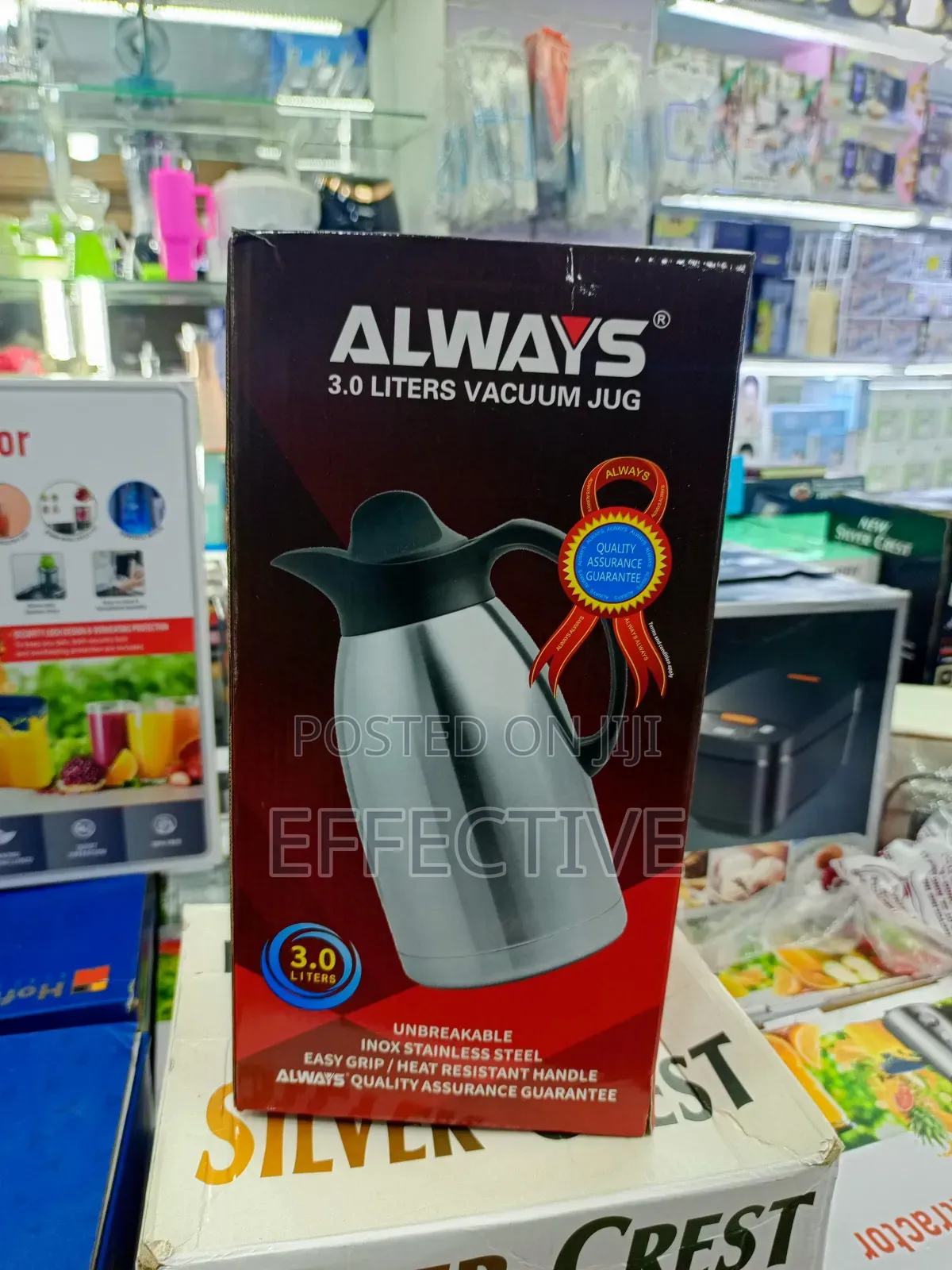 Always 3.0 Liters Vacuum Jug.