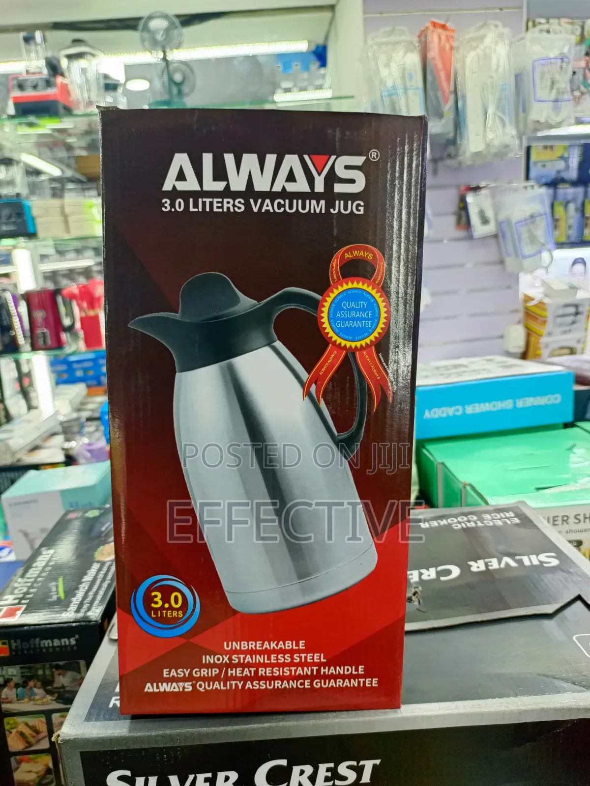 Always 3.0 Liters Vacuum Jug.