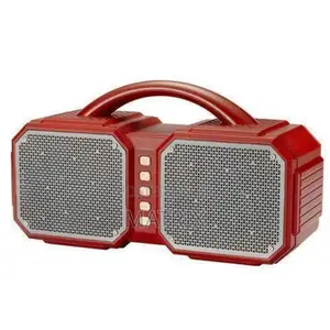 Wster Portable Wireless Bluetooth Speaker - Black/Red