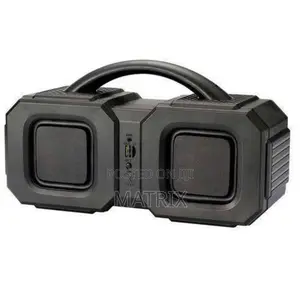 Wster Portable Wireless Bluetooth Speaker - Black/Red