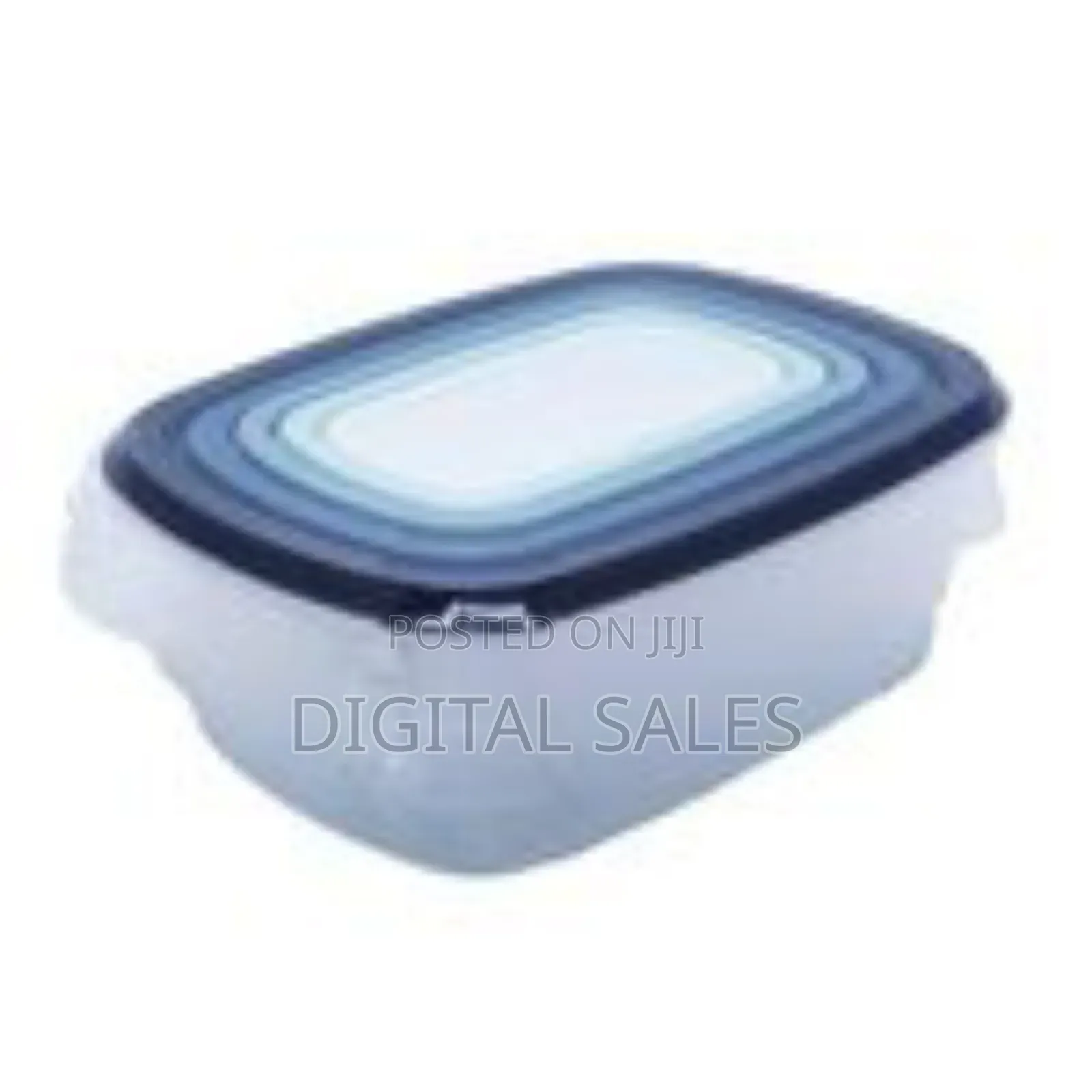 7 Piece Rainbow Plastic Fridge Storage Food Containers With Leakproof
