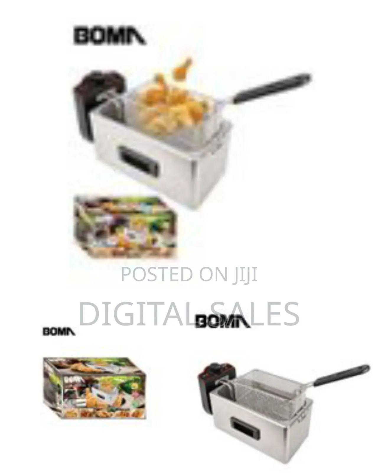 Boma 3 Litre Oil Chips Chicken Deep Fryer With Removable