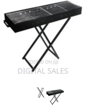 27.5*15.5 Inches Heavy Duty Foldable BBQ Stand With Kabab Smoker Grill