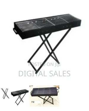 27.5*15.5 Inches Heavy Duty Foldable BBQ Stand With Kabab Smoker Grill
