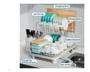 Dish Drying Rack 2 Tier Dish Racks for Kitchen Counter
