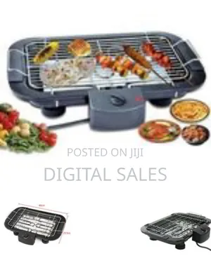 Smokeless Non-Stick Electric Barbecue (Bbq) Grill Machine-