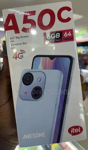 New Itel A50C 32 GB Black