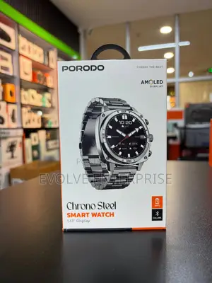 Porodo Chrono Steel Smart Watch