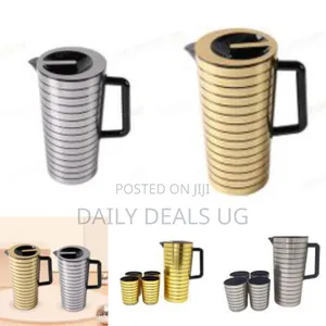 Finner Plastic Water 1 Jug 4 Pieces Glass Combo Set for Dining Table