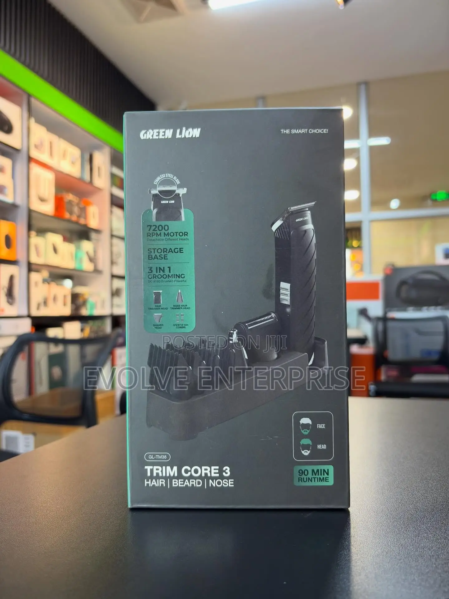 Green Lion Trim Core 3 – Hair, Beard Nose Trimmer