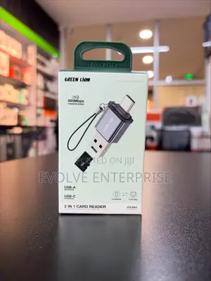 Green Lion 2-in-1 Card Reader