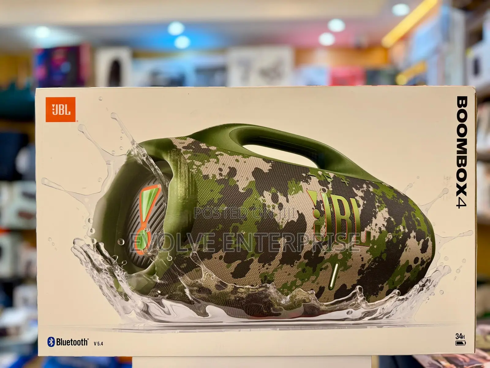 JBL Boombox 4 Bluetooth Speaker Camo