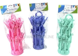 16 Pant Pegs Rotating Clothesline Plastic Octopus Foldable Hanger