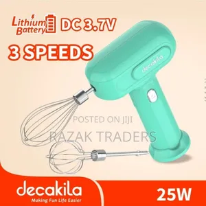 Decakila Cordless Rechargeable Hand Mixer