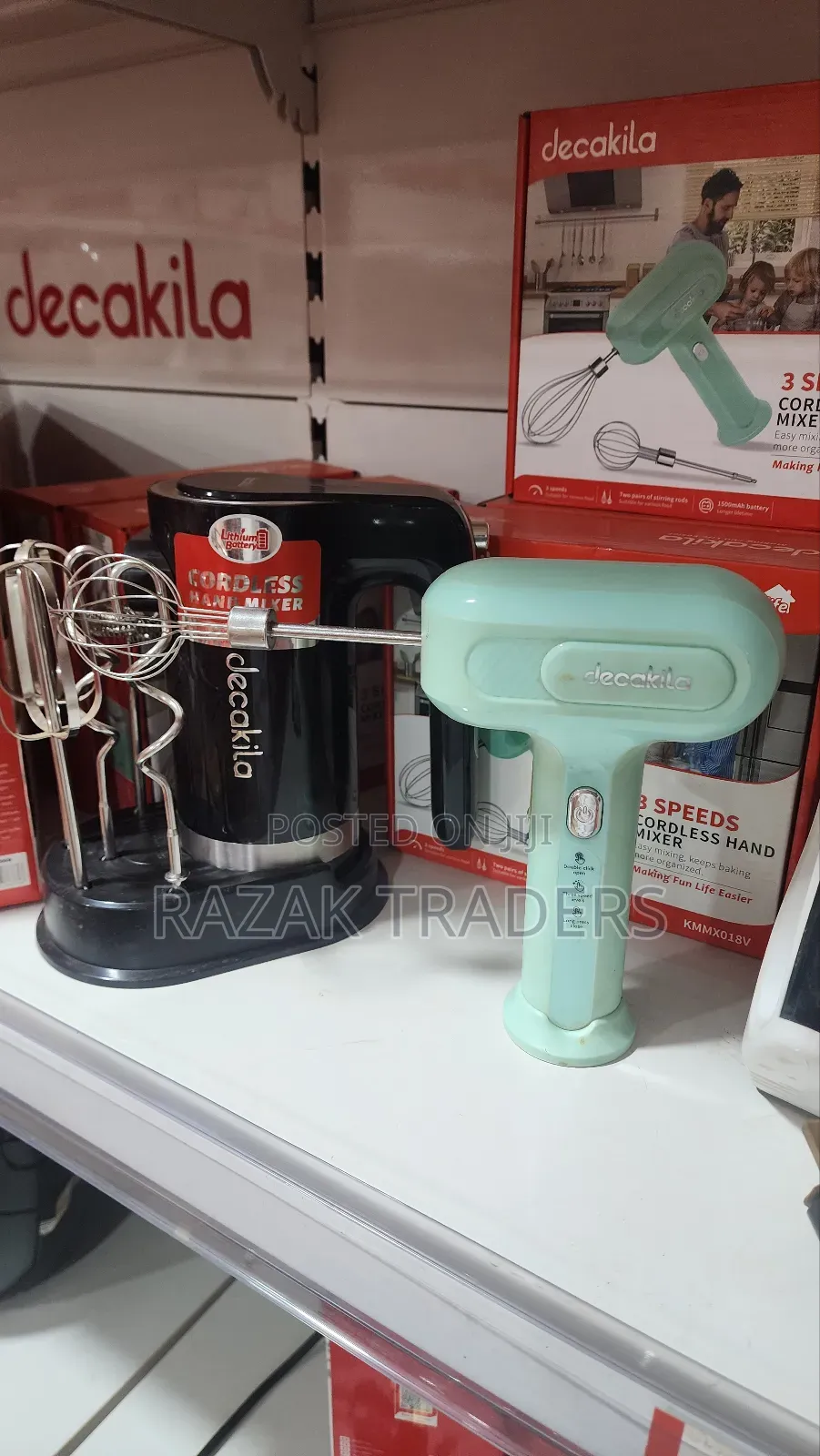 Decakila Cordless Rechargeable Hand Mixer