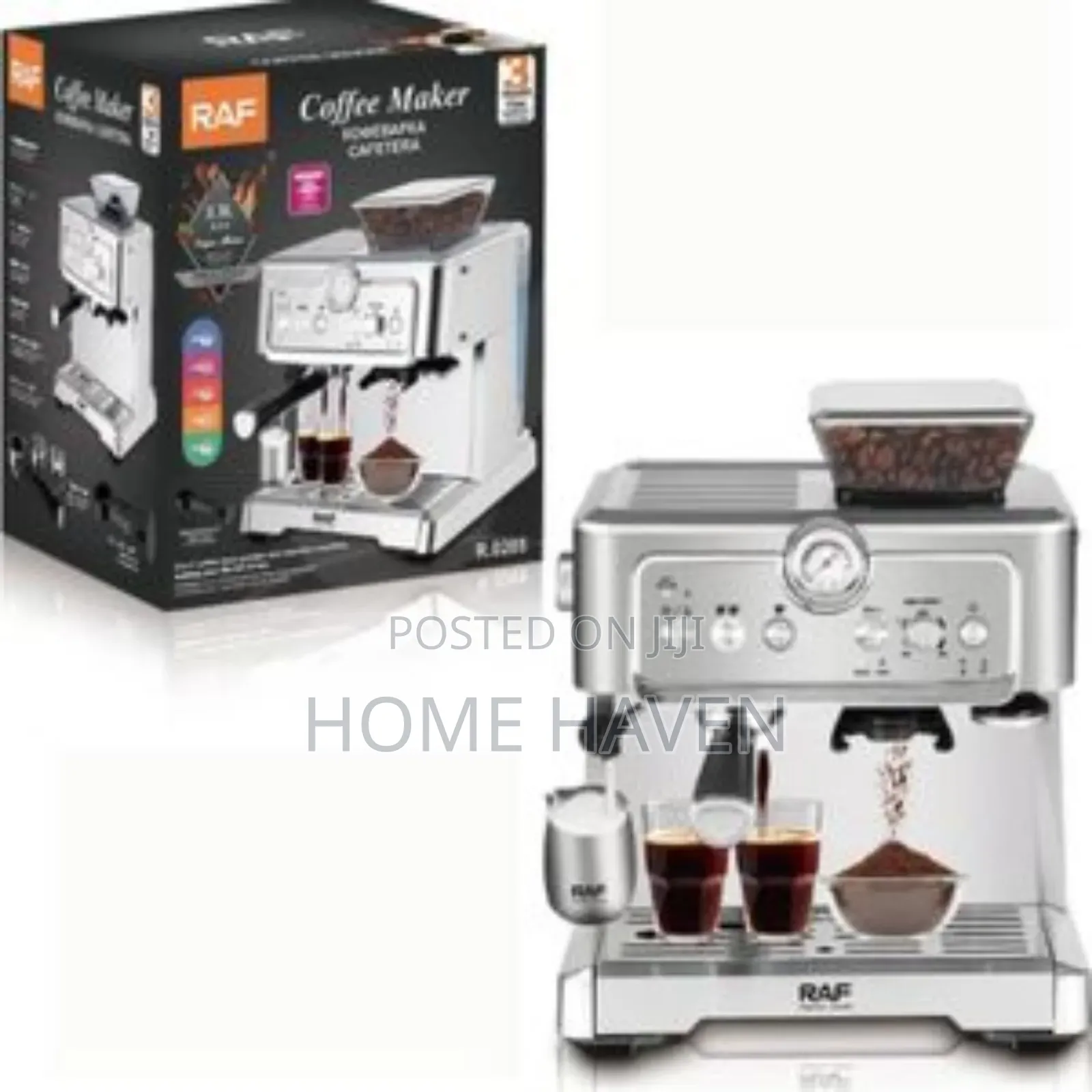 2 in 1 Raf Espresso Coffee Machine