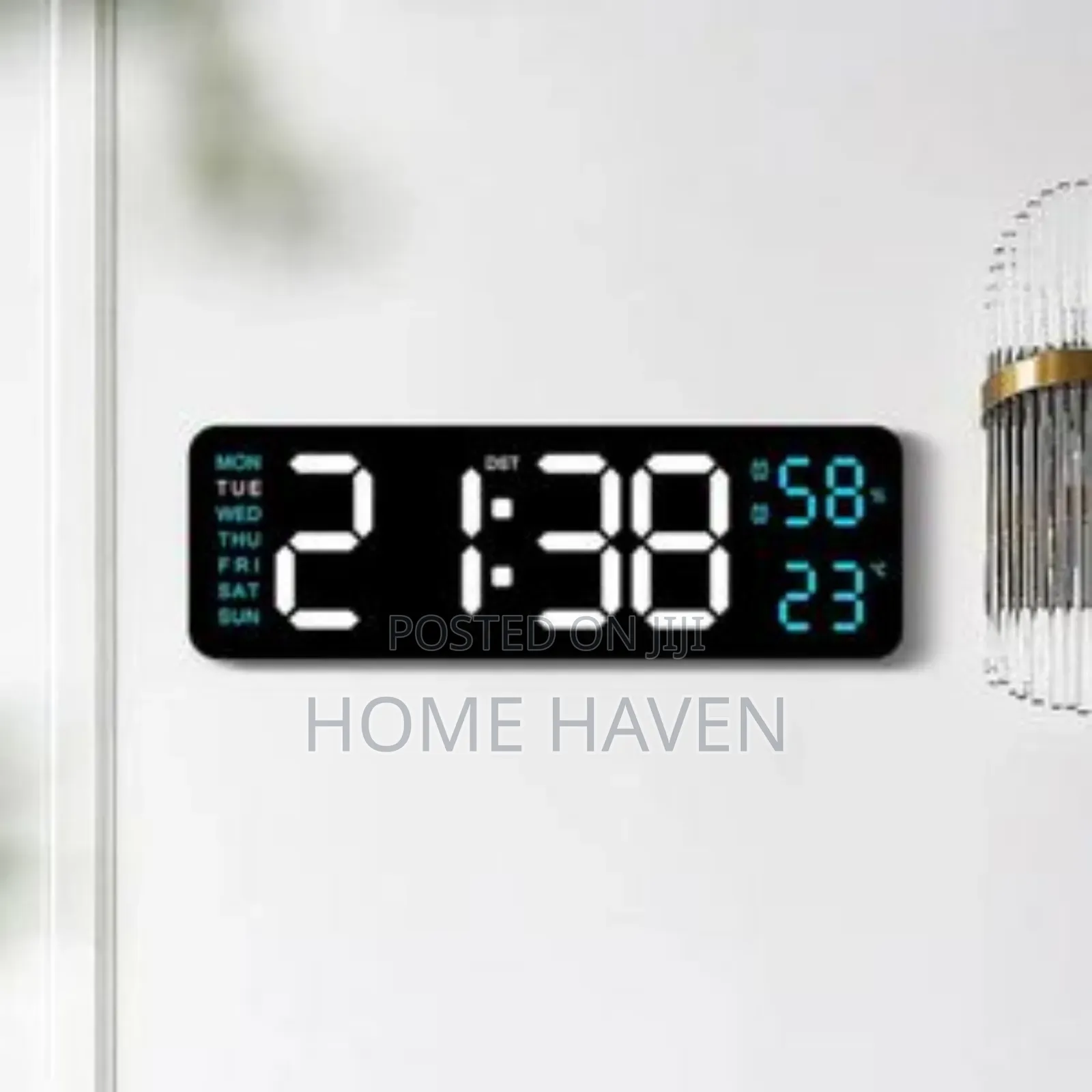 Digital Wall Clock Calendar