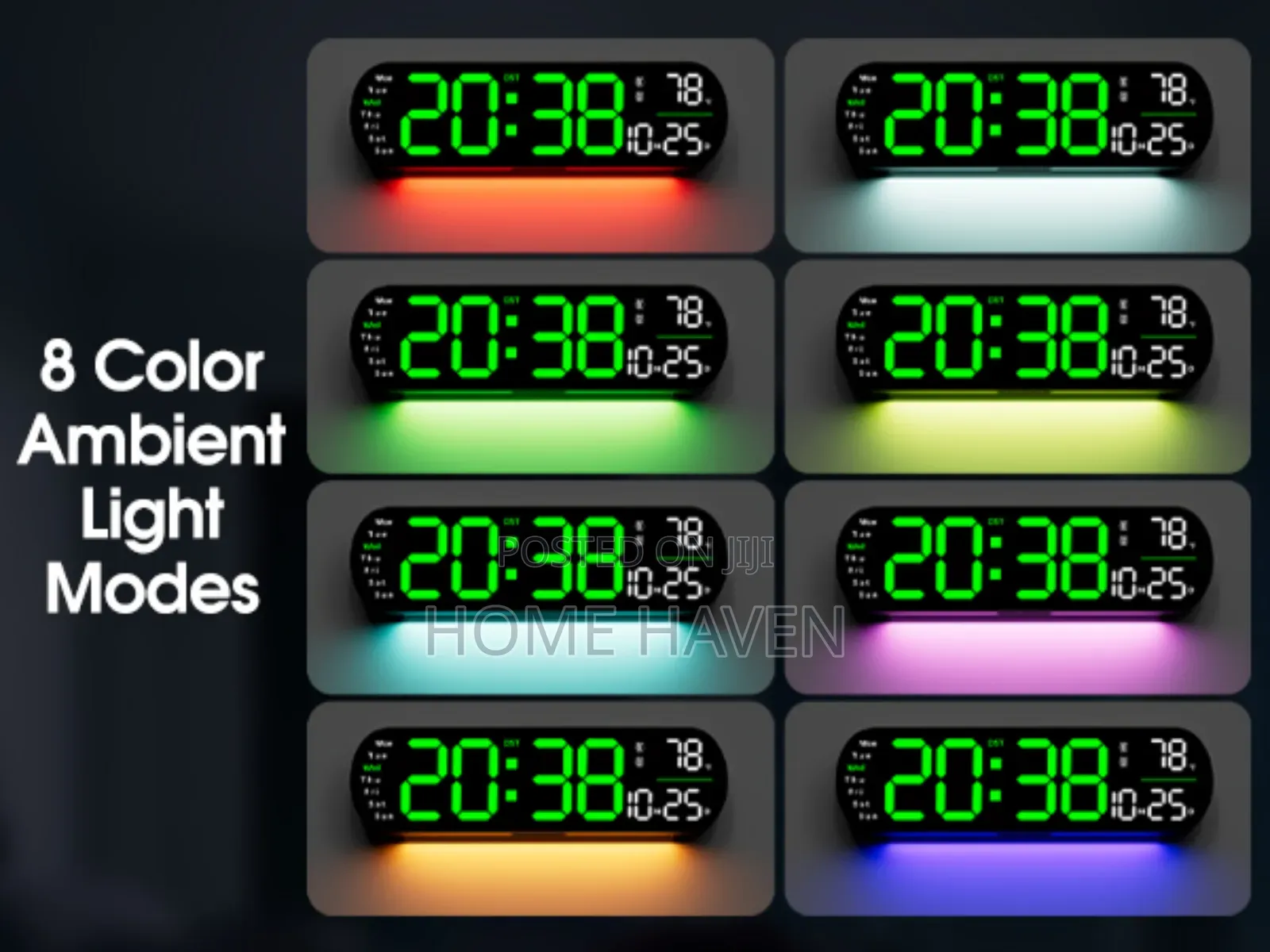 Led Display Wall Clock