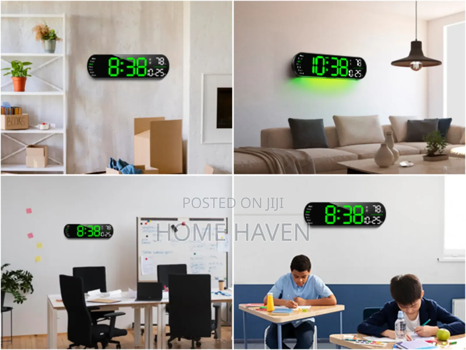 Led Display Wall Clock