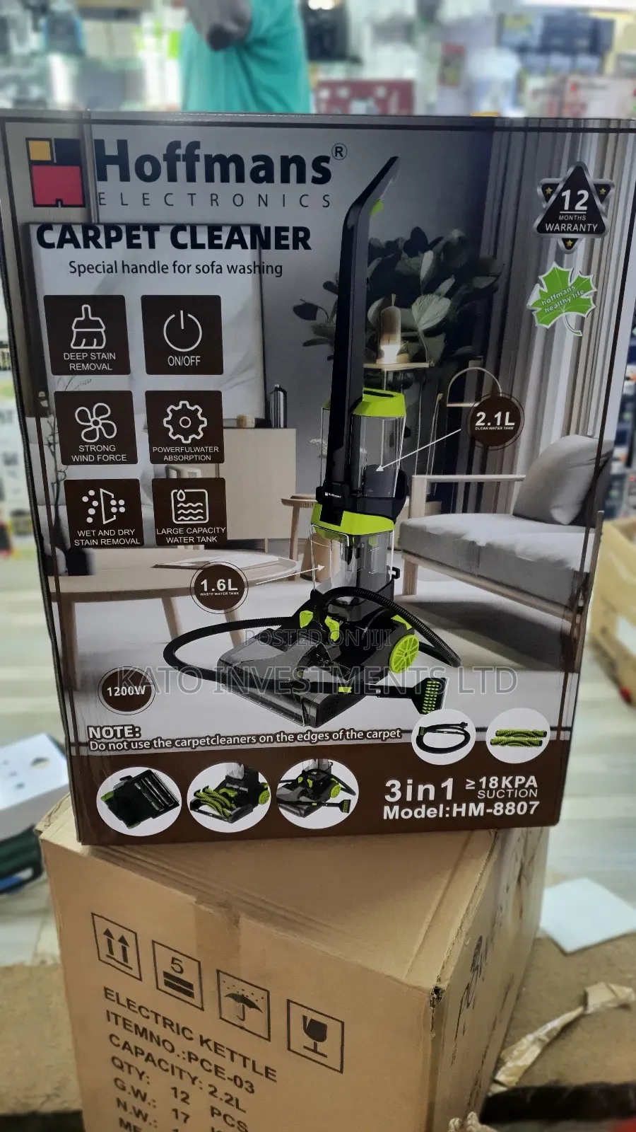 Hoffmans 2.1l Carpet Cleaner 3in 1