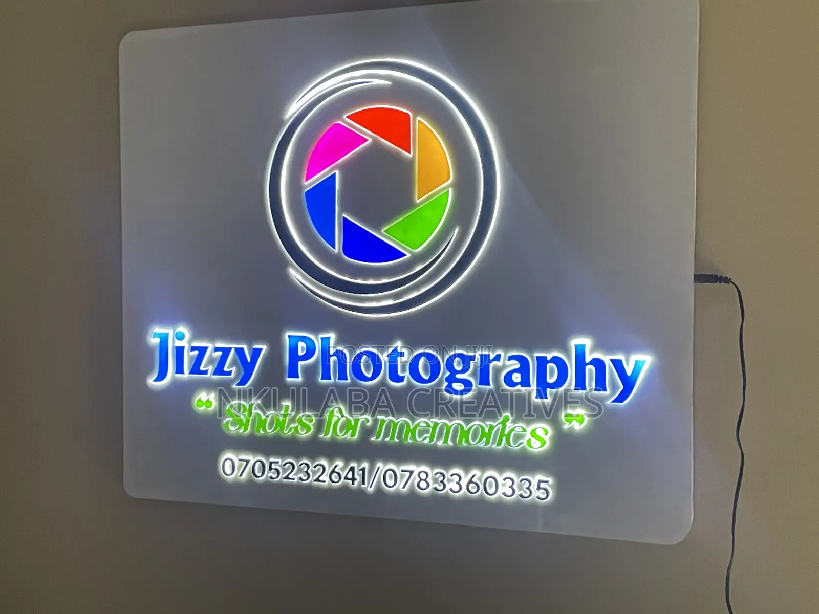 Lighting Wall Logo Business Signs