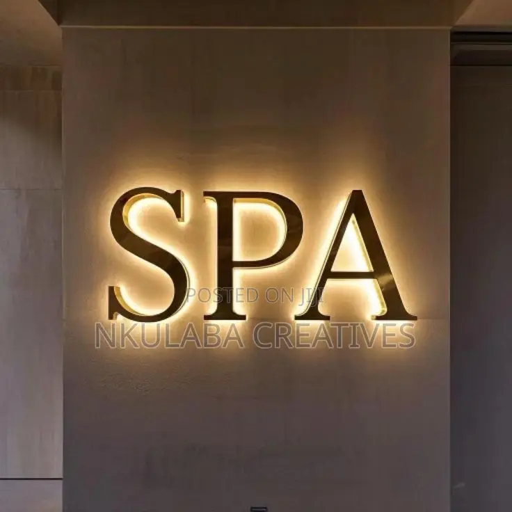 Back Lighting Wall Logo Business Sign