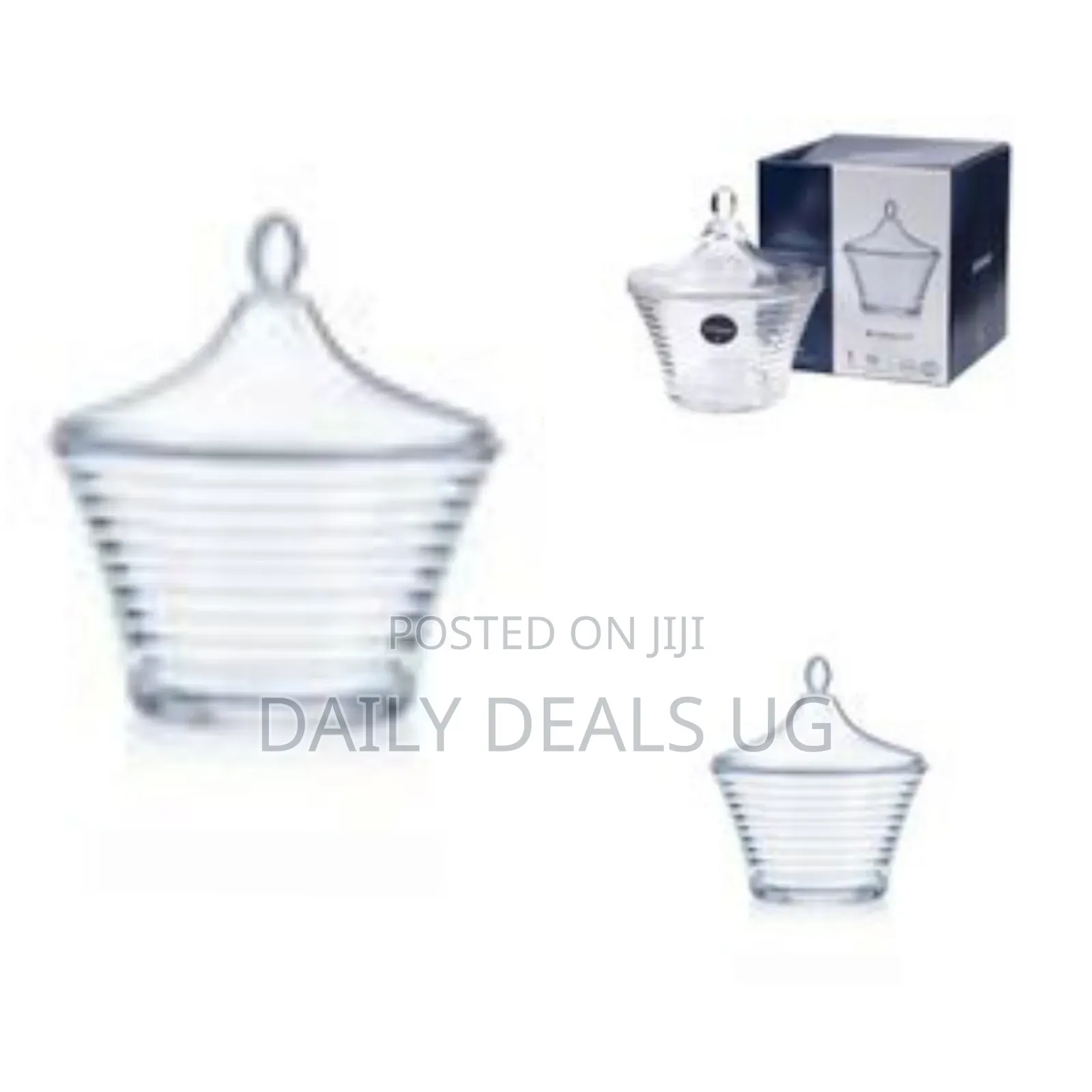 Luminarc Glass Sugar Bowl- Colorless